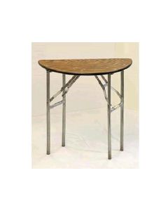 30" Half Round Banquet Table
