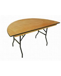 60" Half Round Banquet Table