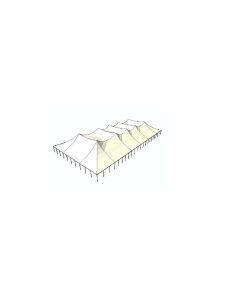 100' x 200' White Tension Tent