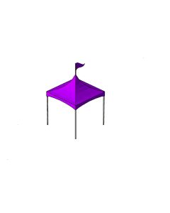 10' x 10' Purple Hi Peak Tent