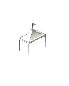 10' x 15' White Hi Peak Tent