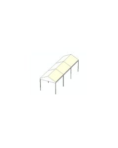 10' x 30' White Frame Gable Tent