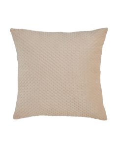 Ivory Quilted Velvet Pillow