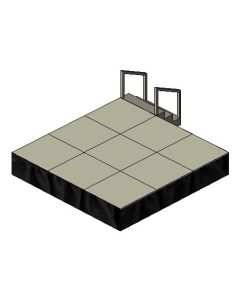 Indoor Stage 12' x 12' x 2' High
