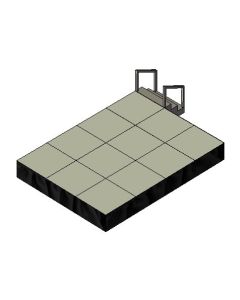 Indoor Stage 12' x 16' x 2' High