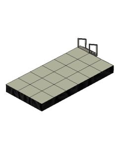 Indoor Stage 12' x 24' x 2' High