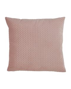 Blush Quilted Velvet Pillow