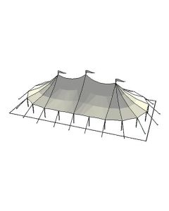 44' x 103' Tidewater Sail Cloth Tent