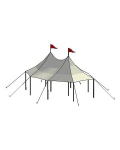 20' x 27' Tidewater Sail Cloth Tent