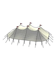 59' x 79' Tidewater Sail Cloth Tent