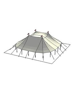 59' x 59' Tidewater Sail Cloth Tent