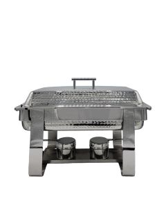 Hammered Rectangle Chafer 8 Qt 