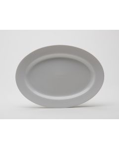 White Serving Platter Oval 14"