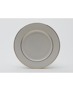 Cream with Gold Salad or Dessert Plate 7.5"
