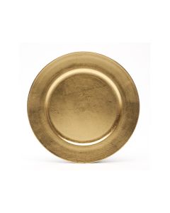Gold Resin Service or Charger Plate 13"
