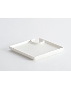 Pass Plate with Glass Holder 7.25"