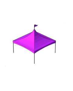 20' x 20' Purple Hi Peak Tent