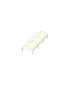 20' x 60' White Frame Gable Tent