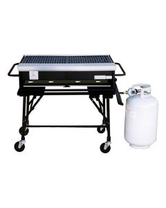 BBQ Propane Grill 16" x 33" with Cart
