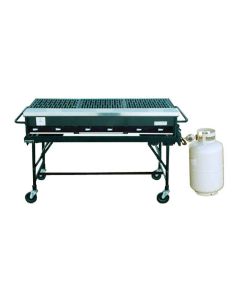 BBQ Propane Grill 16" x 50" with Cart