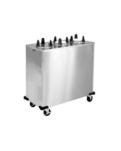 Heated Round Plate Dispenser, Electric