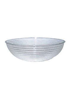 18" Ribbed Plastic 20 qt Bowl