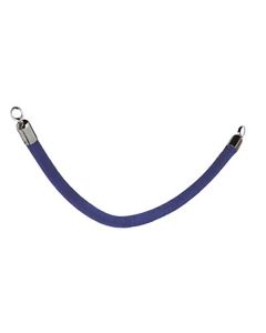 Stanchion Rope Velour Blue 6'