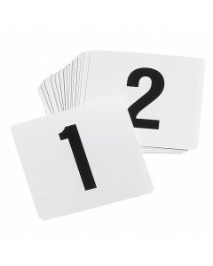 Table Number Cards