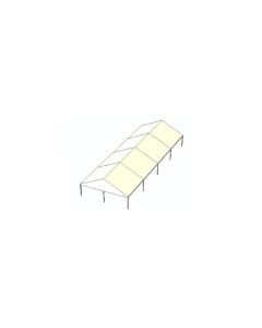 30' x 80' White Frame Gable Tent