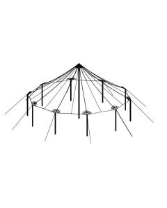 32' x 30' Tidewater Sail Cloth Tent