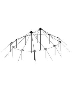 32' x 40' Tidewater Sail Cloth Tent
