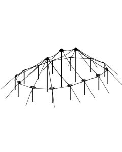 32' x 50' Tidewater Sail Cloth Tent