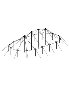 32' x 60' Tidewater Sail Cloth Tent