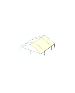 40' x 40' White Frame Gable Tent