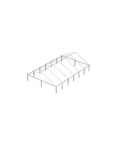 40' x 60' Clear Frame Gable Tent