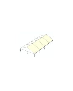 40' x 80' White Frame Gable Tent