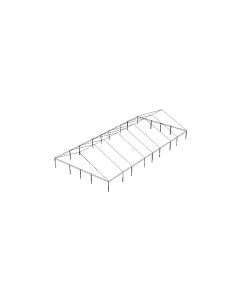 50' x 100' Clear Frame Tent Gable Ended