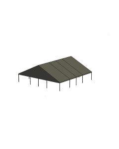 50' x 50' Black Frame Tent Gable Ended