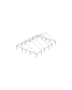 50' x 65' Clear Frame Tent Gable Ended