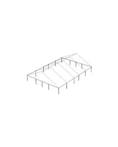 50' x 70' Clear Frame Tent Gable Ended