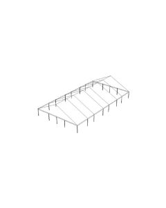 50' x 90' Clear Frame Tent Gable Ended