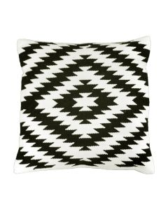 Aztec Black and White Pillow