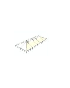 60' x 140' White Tension Tent