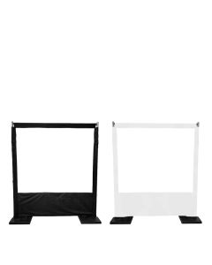 Floor Partition with Panel 6'w x 7'h