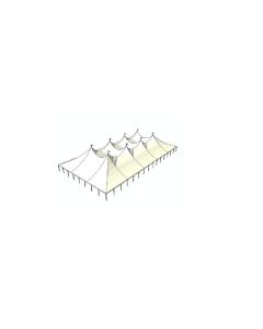 80' x 150' White Tension Tent