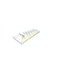 80' x 250' White Tension Tent