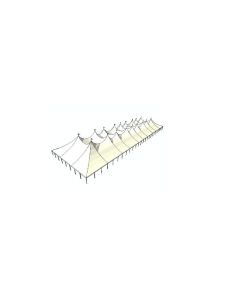 80' x 260' White Tension Tent