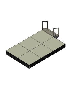 Outdoor Stage 8' x 12' x 1' High