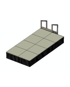 Outdoor Stage 8' x 16' x 2' High