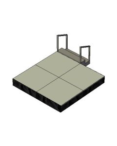 Outdoor Stage 8' x 8' x 1' High